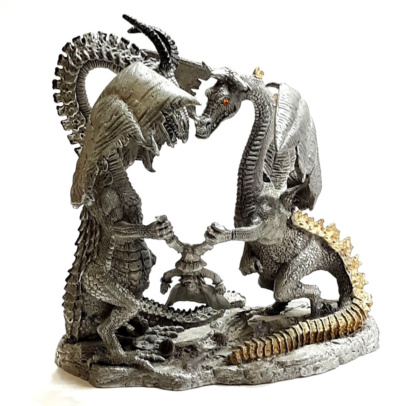 Rawcliffe Partha Pewter Make A Wish Dragon #1121001 B Oiley 1997 USA Horns