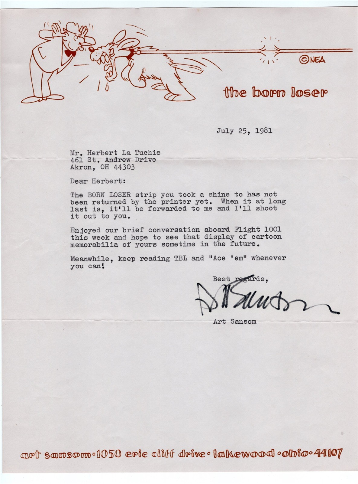 ART SANSOM \