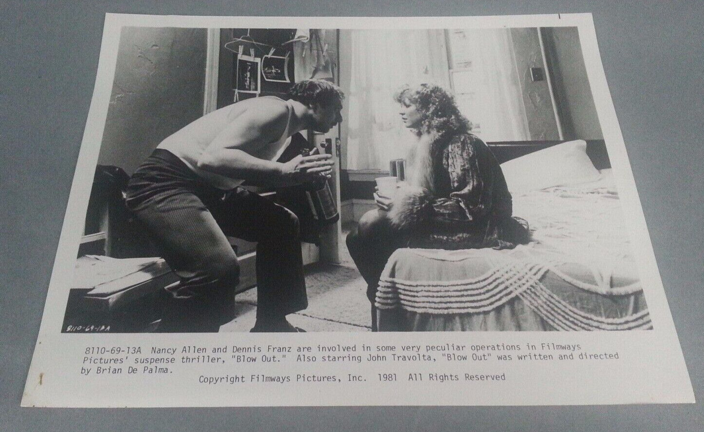 1982 Press Photo Dennis Franz and Nancy Allen in \