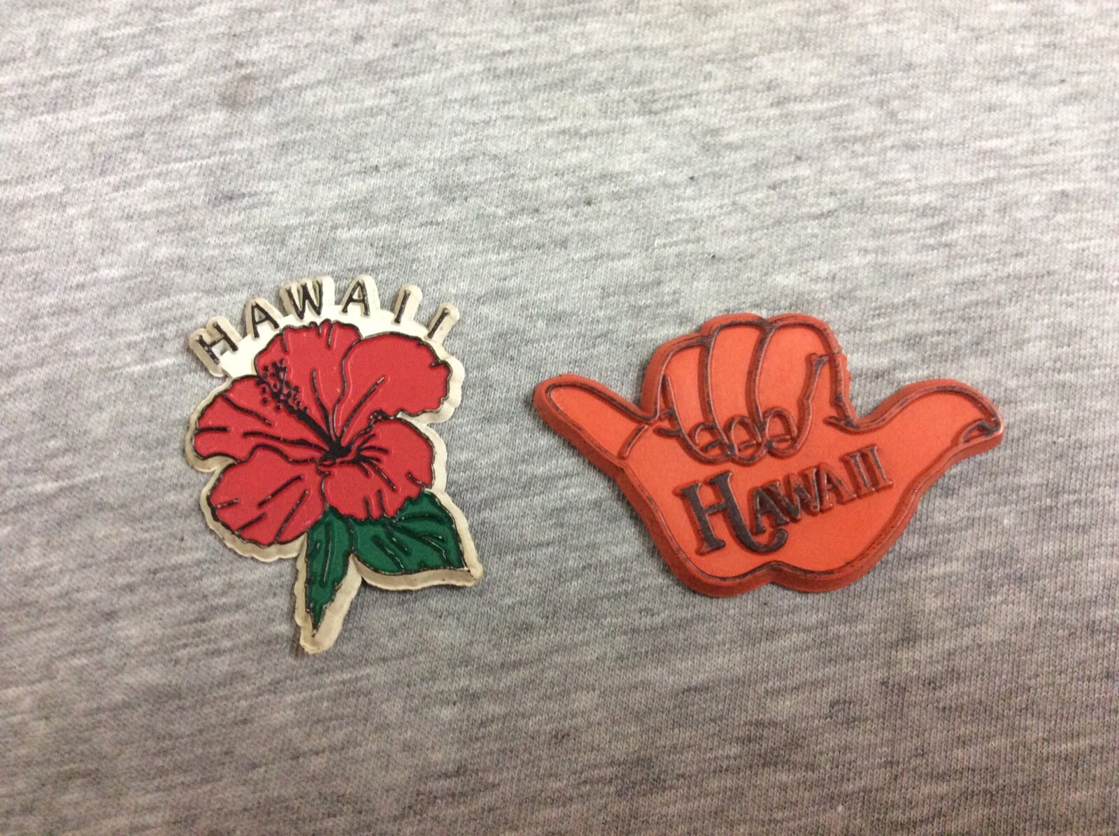 Vintage Hawaii Souvenir Refrigerator Magnets Lot of 2