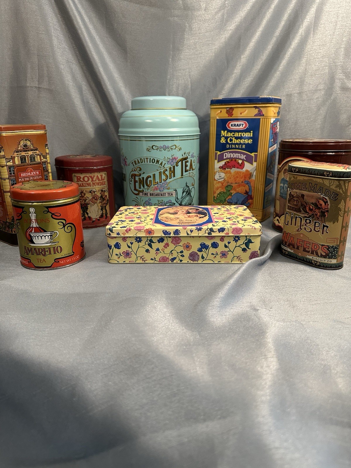 8 Vintage Kitchen Item Tins 8 Vintage Kitchen Item Tins
