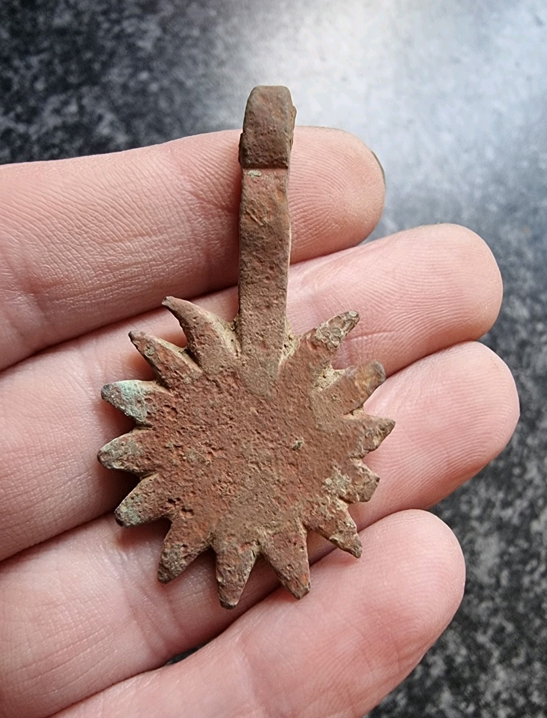 Medieval / Post Medieval Horse Harness Pendant Metal Detecting Find Antique