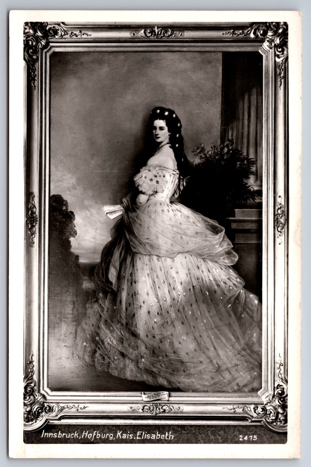 Portrait of Empress Elisabeth of Austria, also known as Sisi Postcard