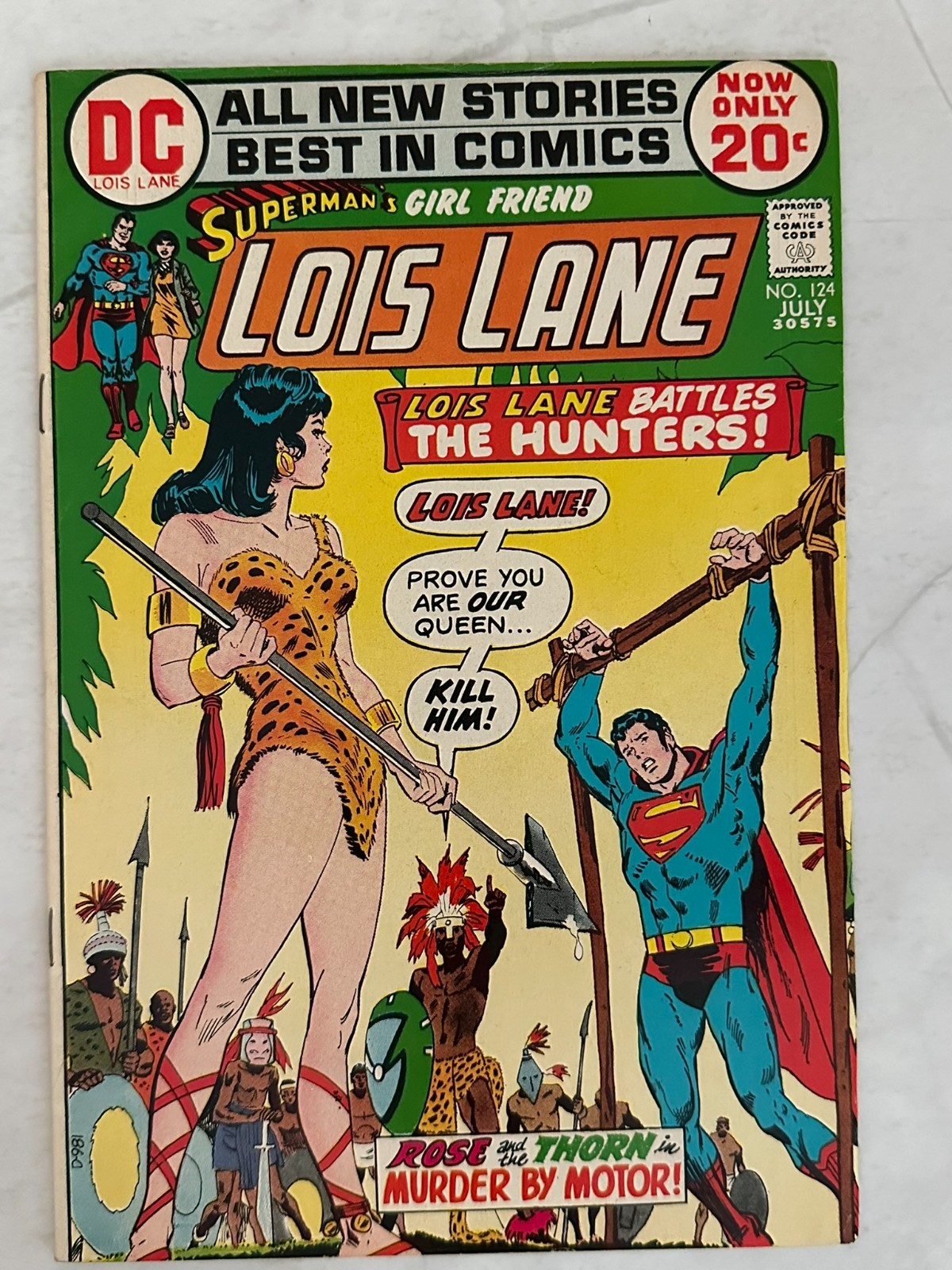 Supermans Girlfriend, Lois Lane #124 DC 1972