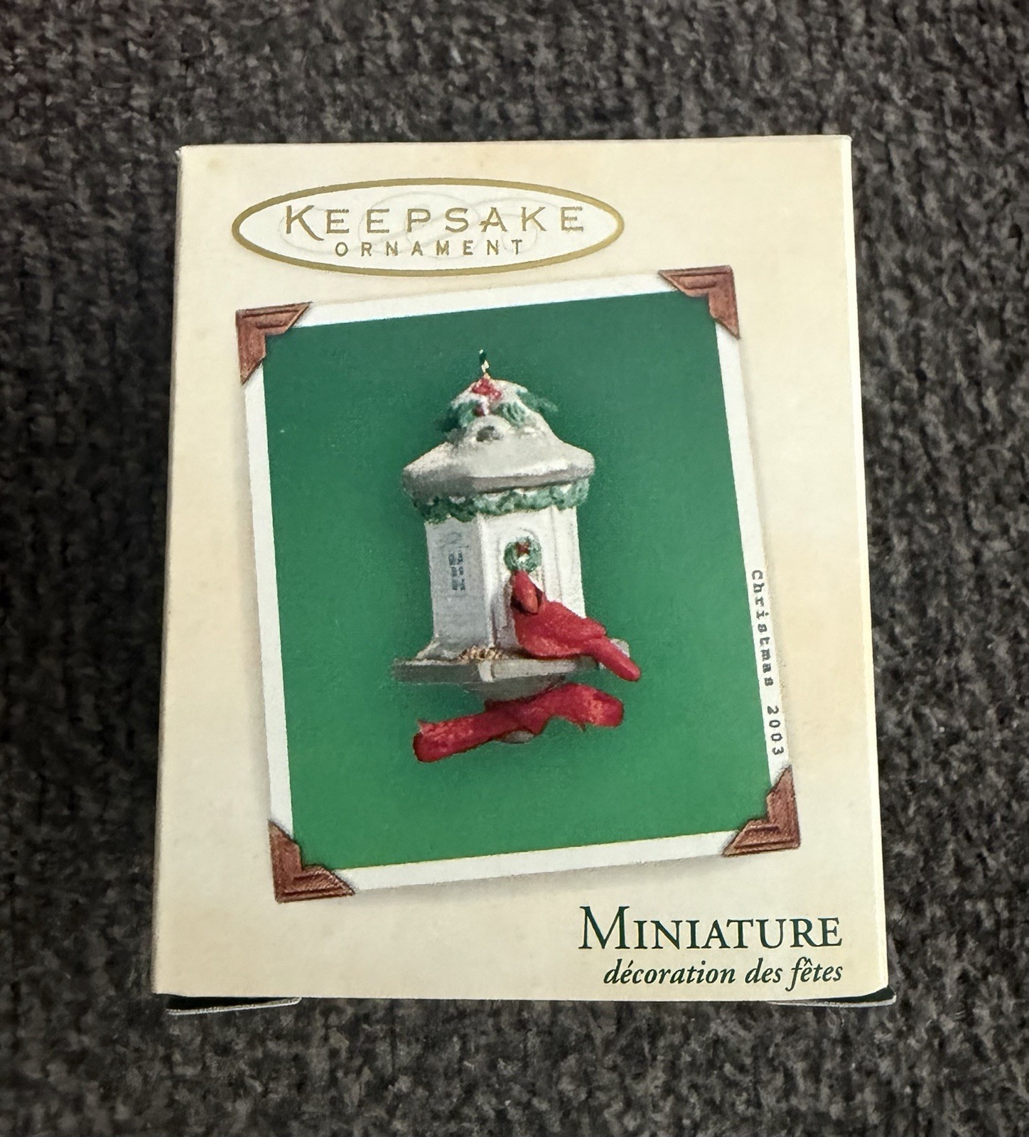 Hallmark Clever Cardinal Miniature Keepsake Ornament
