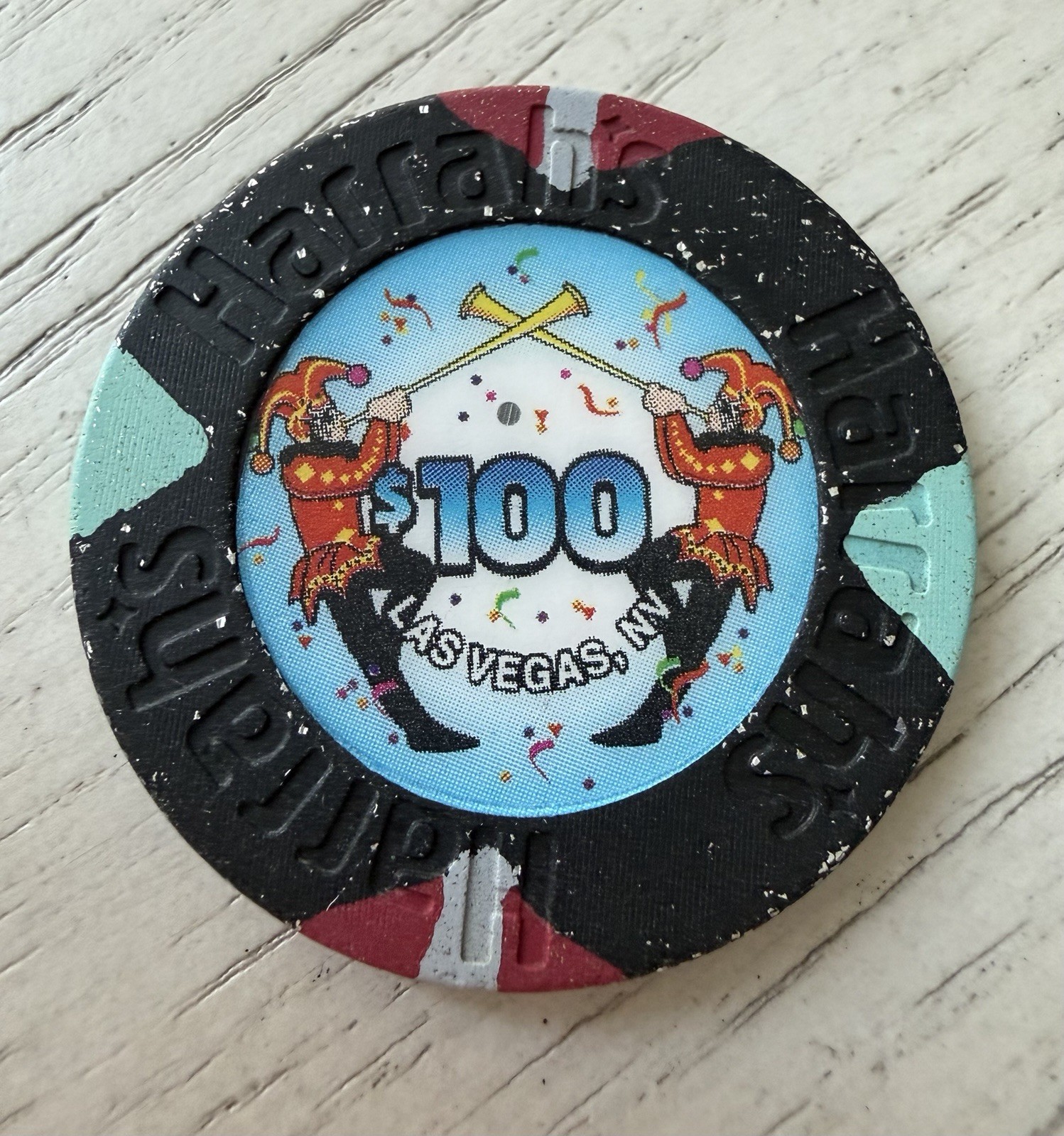 Harrah’s $100 Casino Chip Las Vegas Nevada Harrah’s $100 Casino Chip Las Vegas Nevada