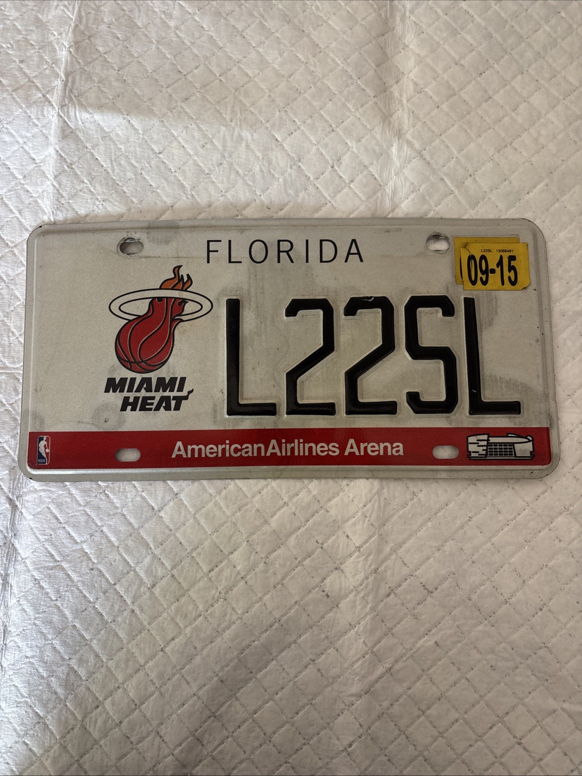 2015 Expired Florida Miami Heat License Plate specialty American Airline NBA 241 2015 Expired Florida Miami Heat License Plate specialty American Airline NBA 241