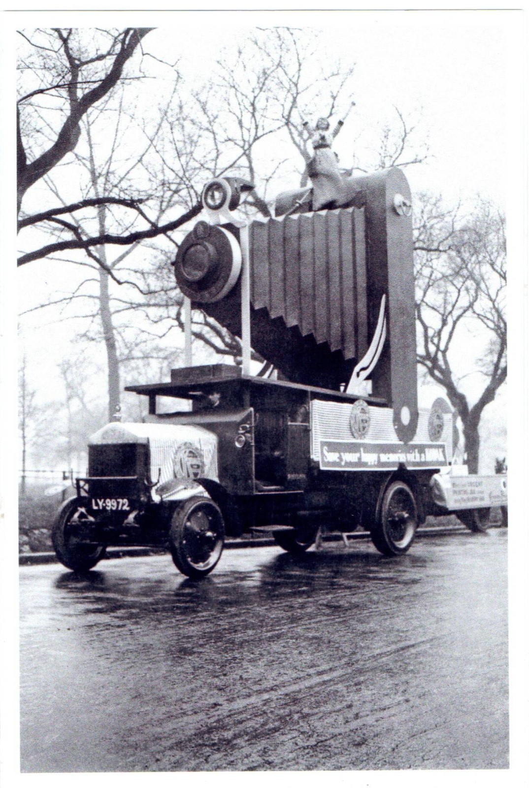 Kodak Camera Truck 1920s Photo