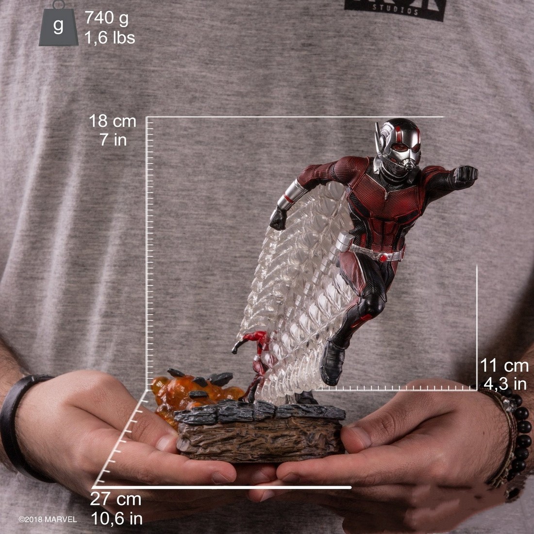 Marvel Ant-Man Statue 18cm Collectible Action Figure Premium Figure New