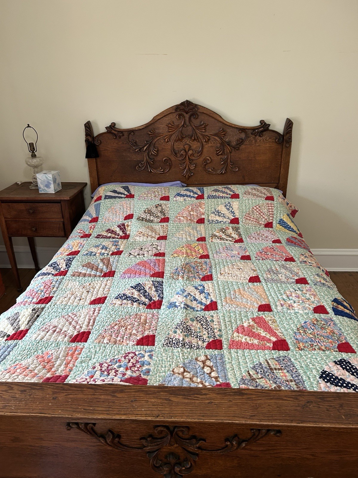 Vintage Grandmother’s Fan Quilt
