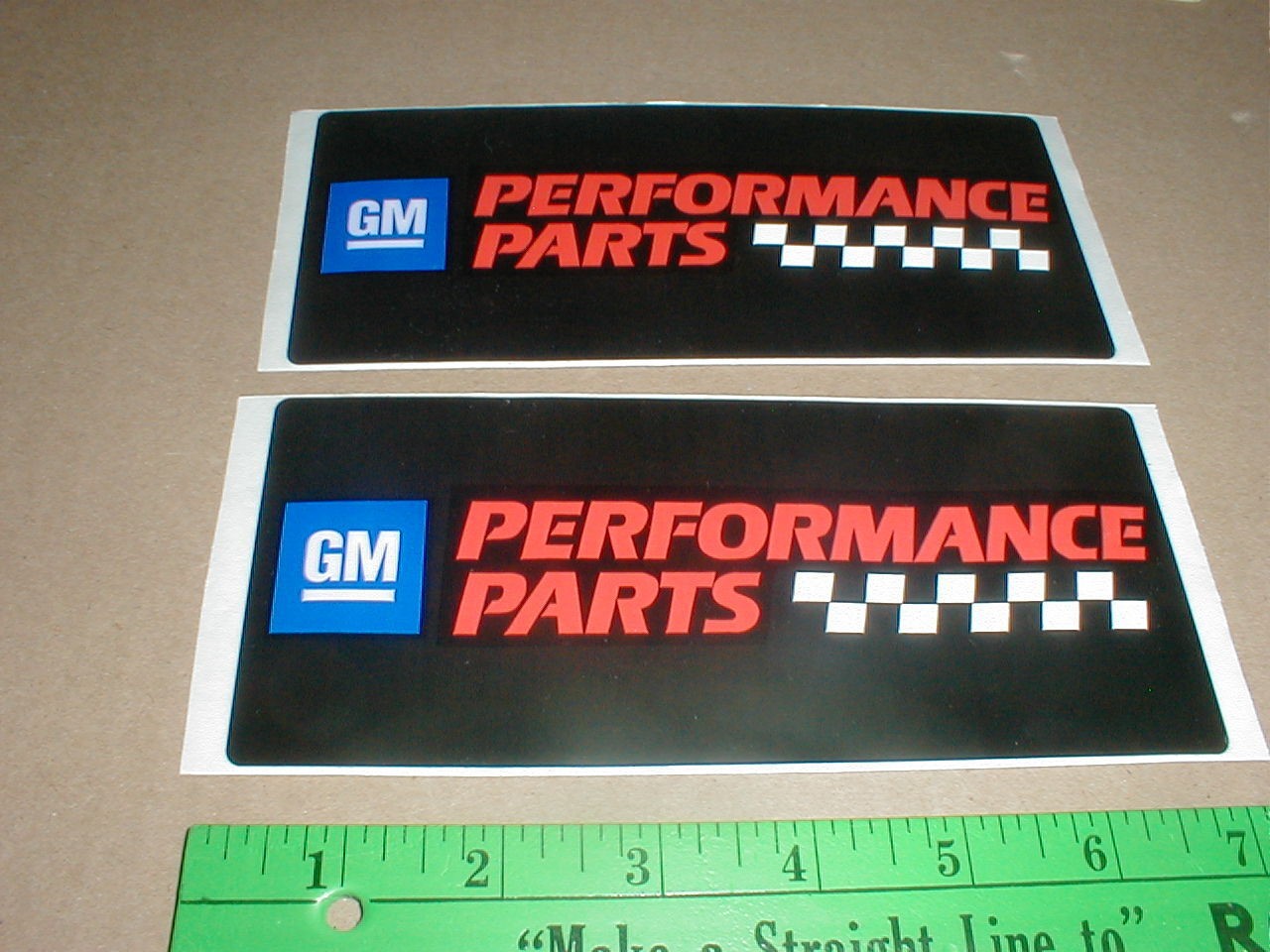 GM General Motors NOS vtg Performance Parts decal stickers AC delco goodwrench