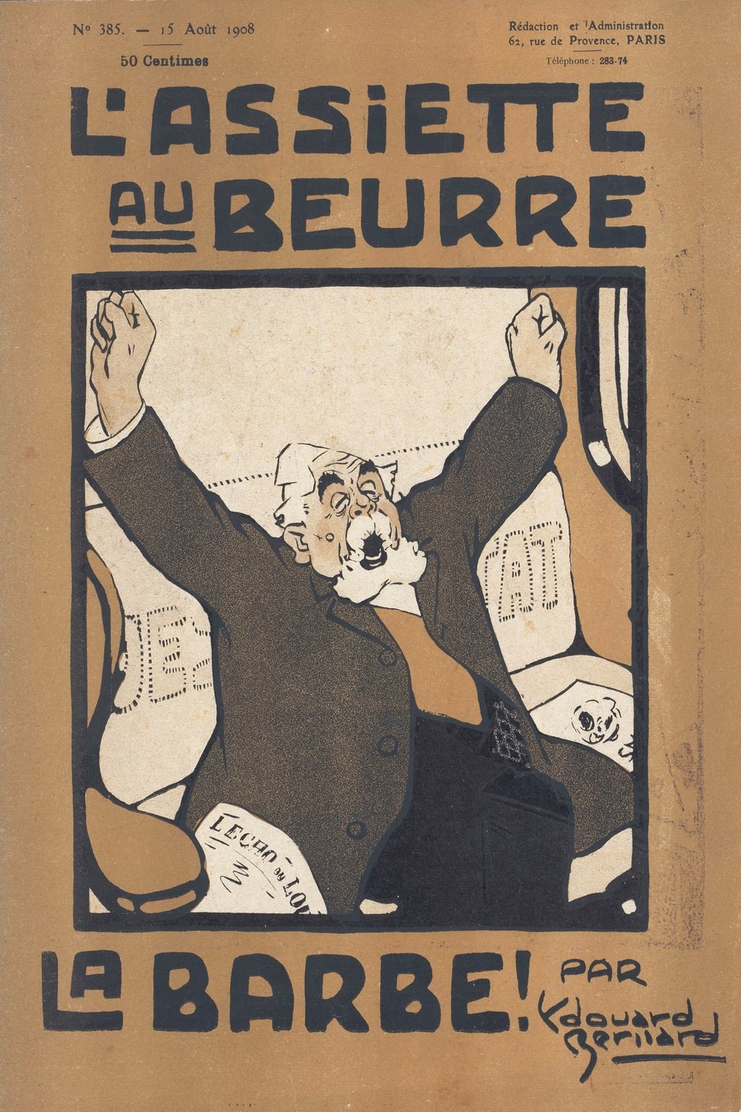 L\'Assiette au Beurre (1908) Poster - 24x36” 🎨 Rare Reprint 🤯💯