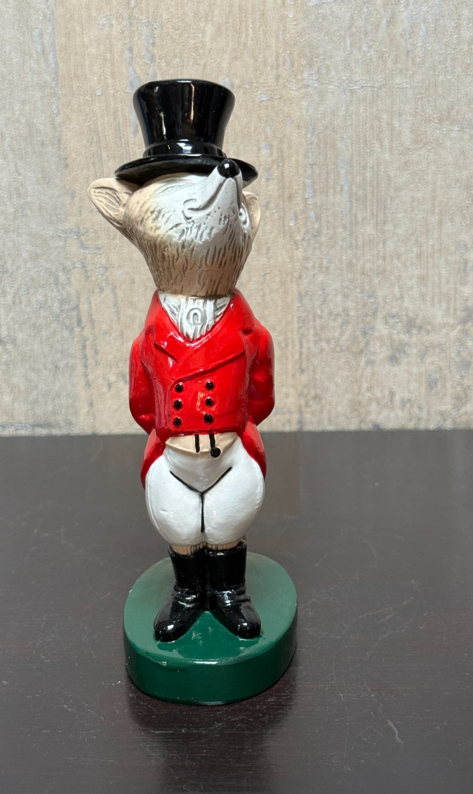 Vintage Scott Prod Fox Bottle Opener Figurine Equestrian Hunt Decor 7.75