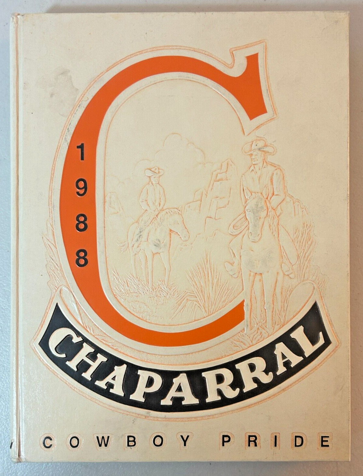 1988 Chaparral High School Yearbook Las Vegas NV Cowboy Pride Signed