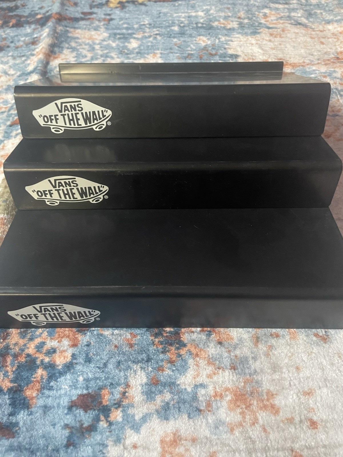 Lot of 3 VANS OFF THE WALL SHOE SHELVES slat wall retail display