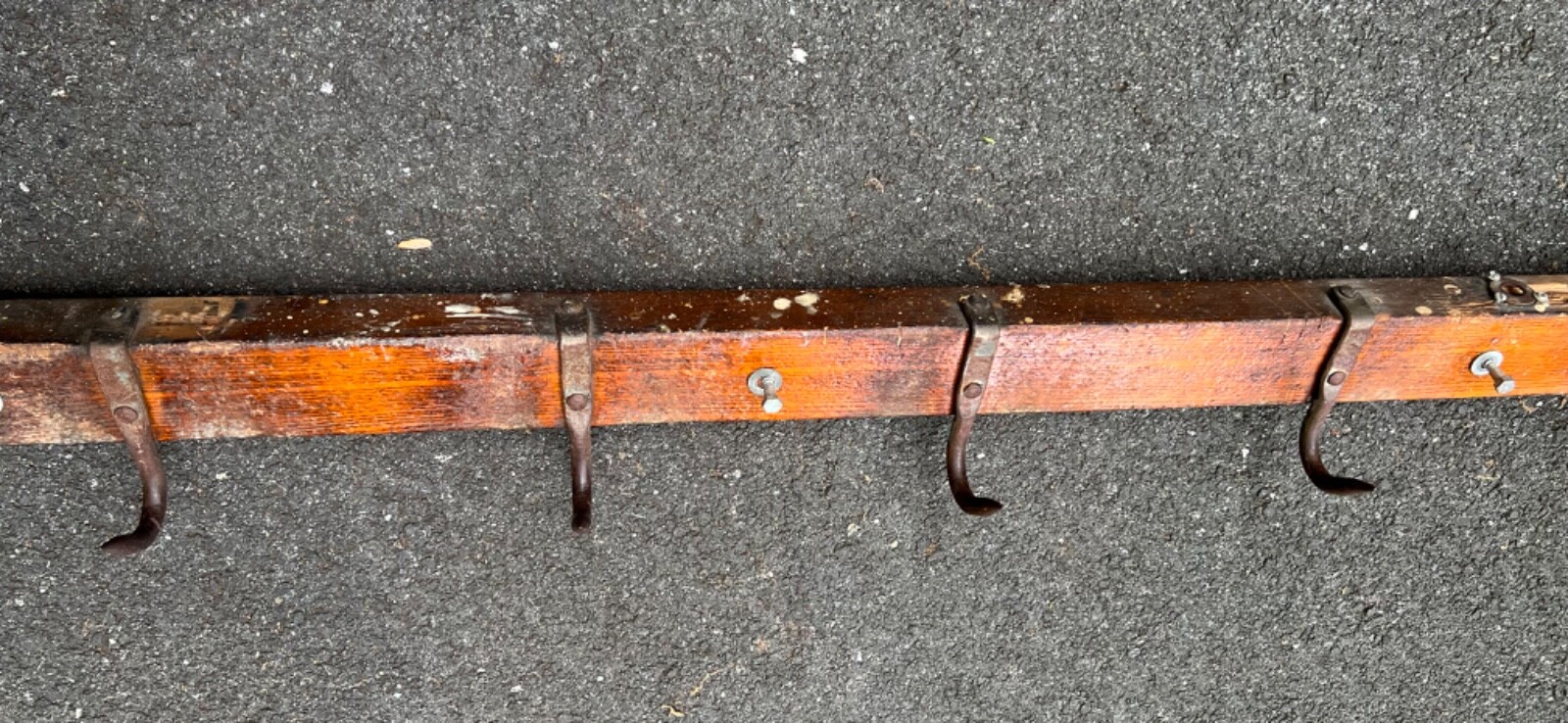 Vintage Meat Hook Rack NYC Meatpacking District Butcher Shop Meat Hook 6’/hooks