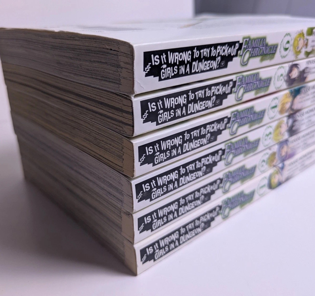 DanMachi Familia Chronicle Episode Lyu Manga Vol 1-6 English Yen Press