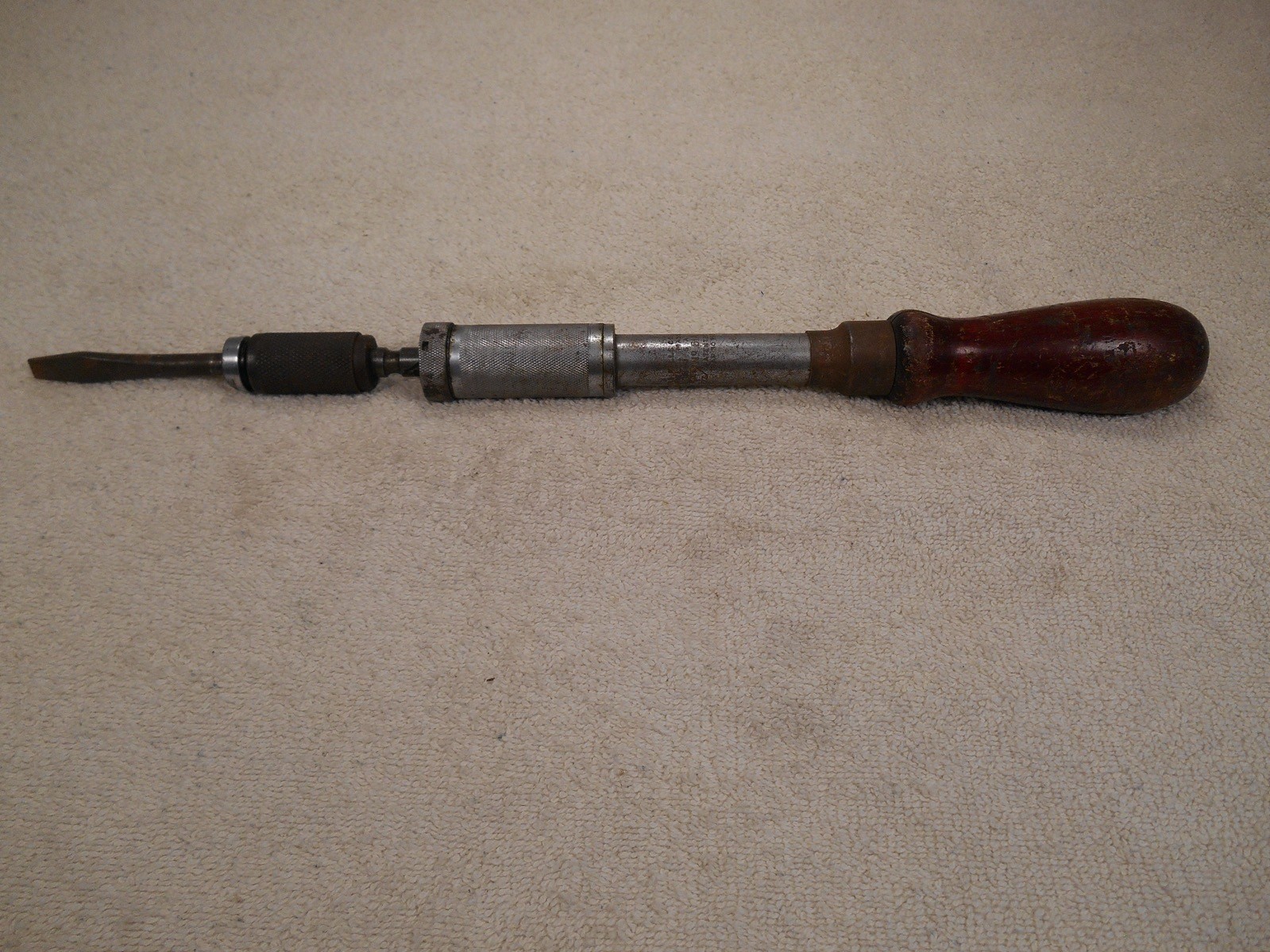 Vintage MILLERS FALLS No. 61A Spiral Ratchet Screwdriver, USA