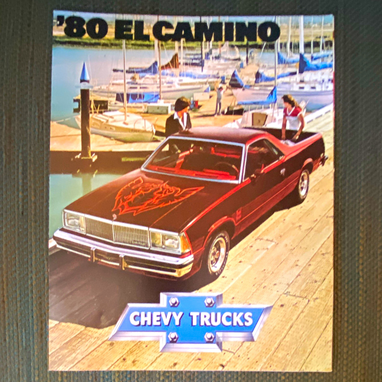Vintage 1980 Chevrolet El Camino Chevy Trucks Sales Brochure Catalog
