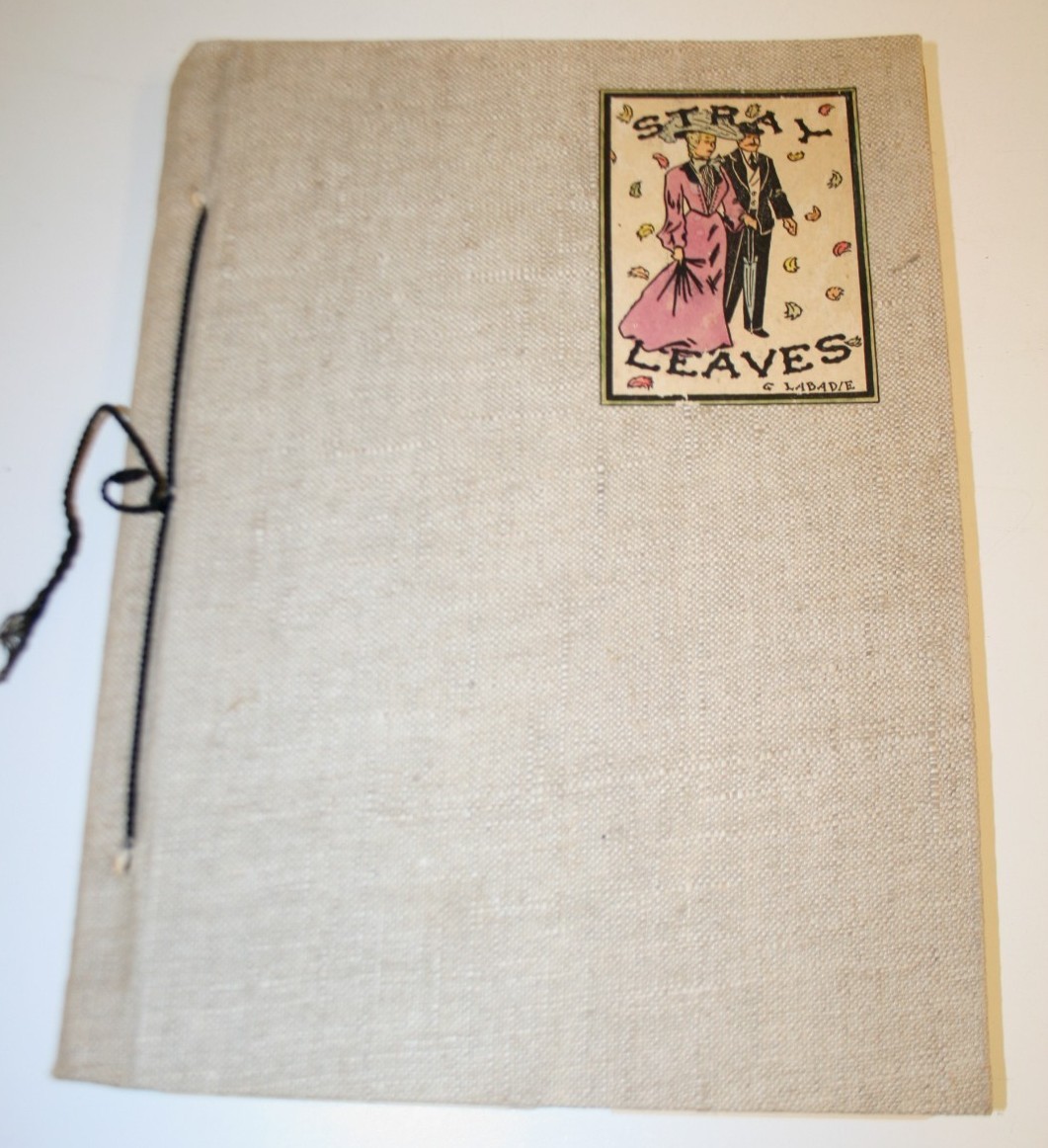 Wow Old Vintage 1934 Stray Leaves Grass Valley California High School Yearbook 