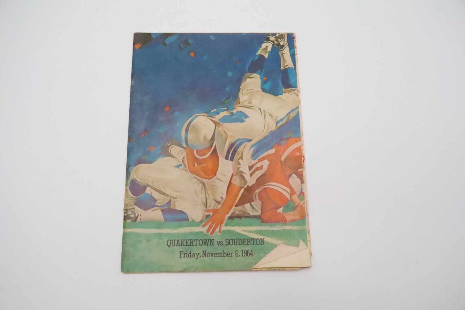 1964 Quakertown vs Souderton High School Football Game Program PA November 6