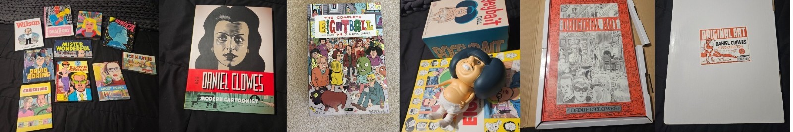 The ultimate Daniel Clowes hardcover first edition collection and more The ultimate Daniel Clowes hardcover first edition collection and more