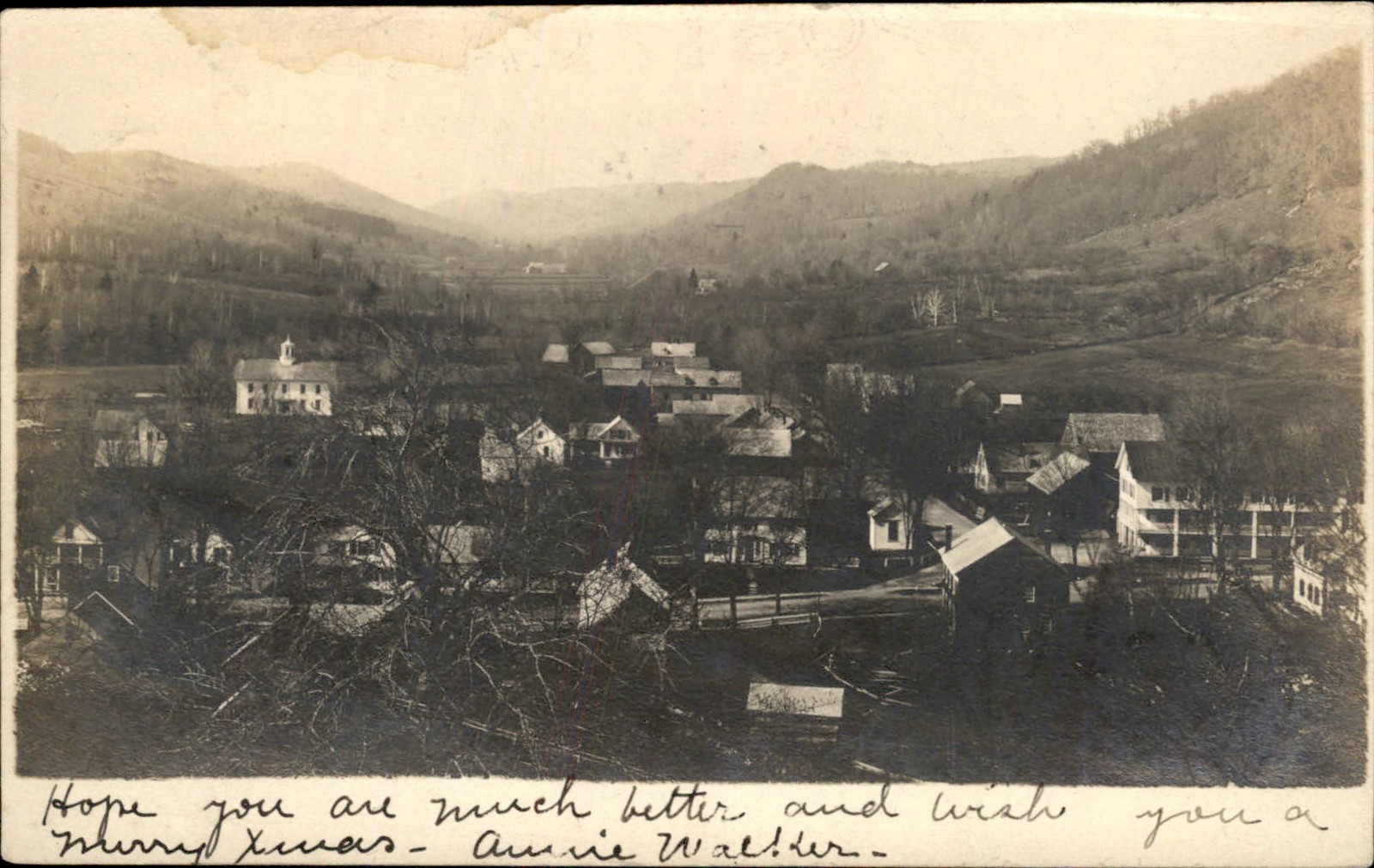 Grafton Vermont VT Mountain Village c1900s-10s Real Photo Postcard bhn