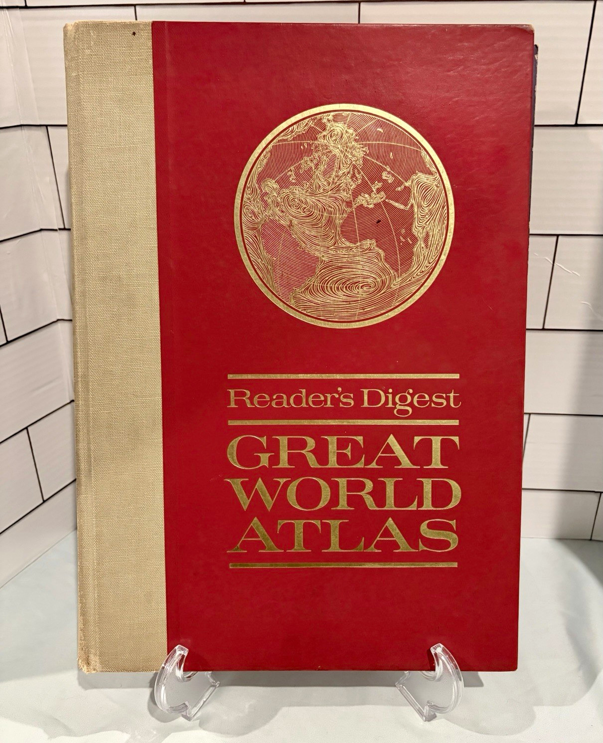 Vintage Readers Digest 1963 Great World Atlas 1st Edition