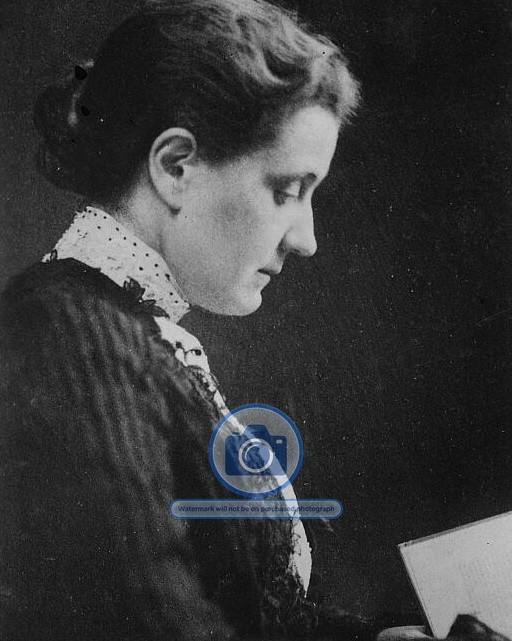 JANE ADDAMS PROFILE PORTRAIT EARLY 1900S 8X10 PHOTO