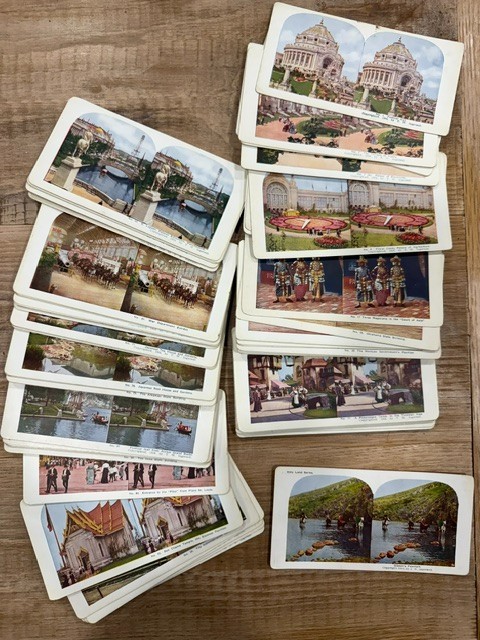 84+1 Lot 1904 St. Louis World\'s Fair + Bonus Stereoview Cards TW Ingersoll 84+1 Lot 1904 St. Louis World\'s Fair + Bonus Stereoview Cards TW Ingersoll