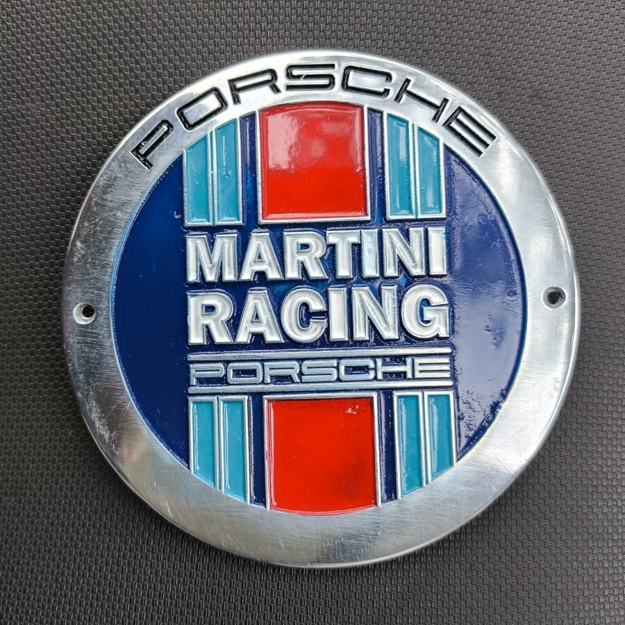 Vintage PORS CHE martini car badge emblem placca plakette LG583 Vintage PORS CHE martini car badge emblem placca plakette LG583