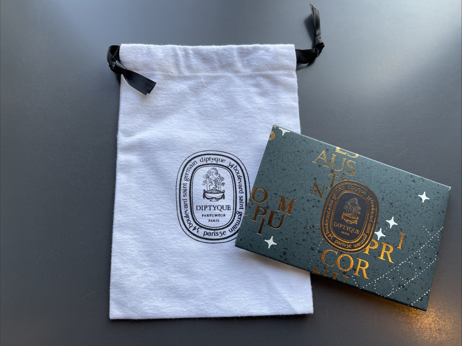 LOT OF 3 DIPTYQUE PARIS HOLIDAY ORNAMENTS RARE ORIGINAL