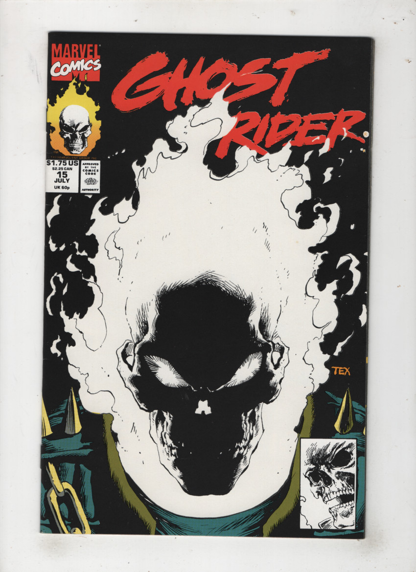 Ghost Rider #15 Marvel Comics July 1991 Hi Res Scan