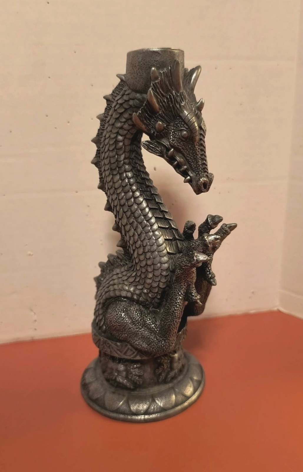 Vintage Myth & Legends Dragon/ Candle Stick Holder/ Summit Collection 8.5\