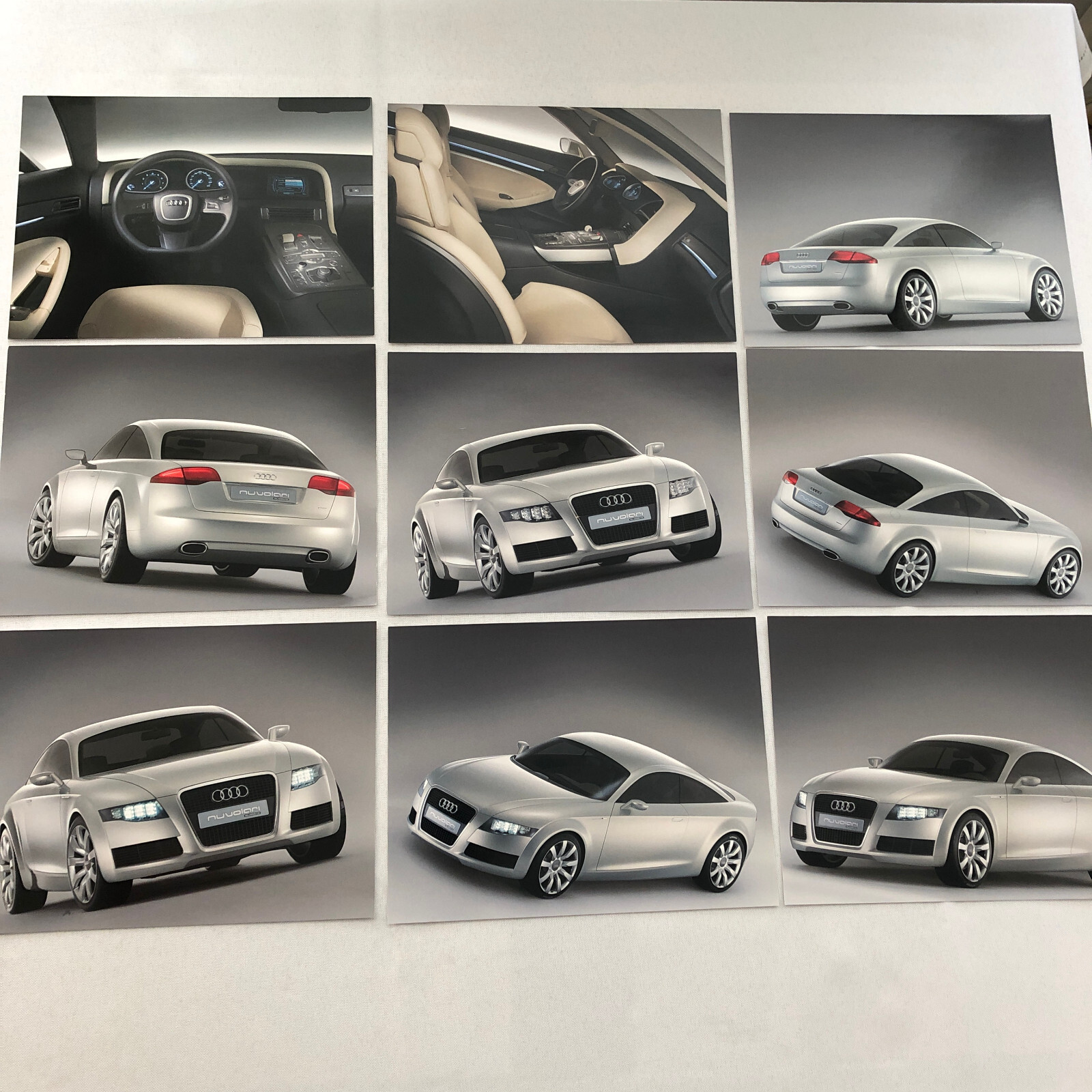 Audi Nuvolari Concept Car Factory Press Photo Photograph Lot 9x