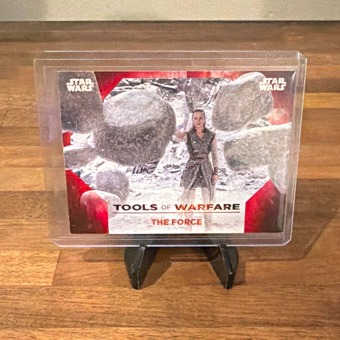 Topps 2019 Star Wars Tools of Warfare Rey The Force 1/1 #TW-5
