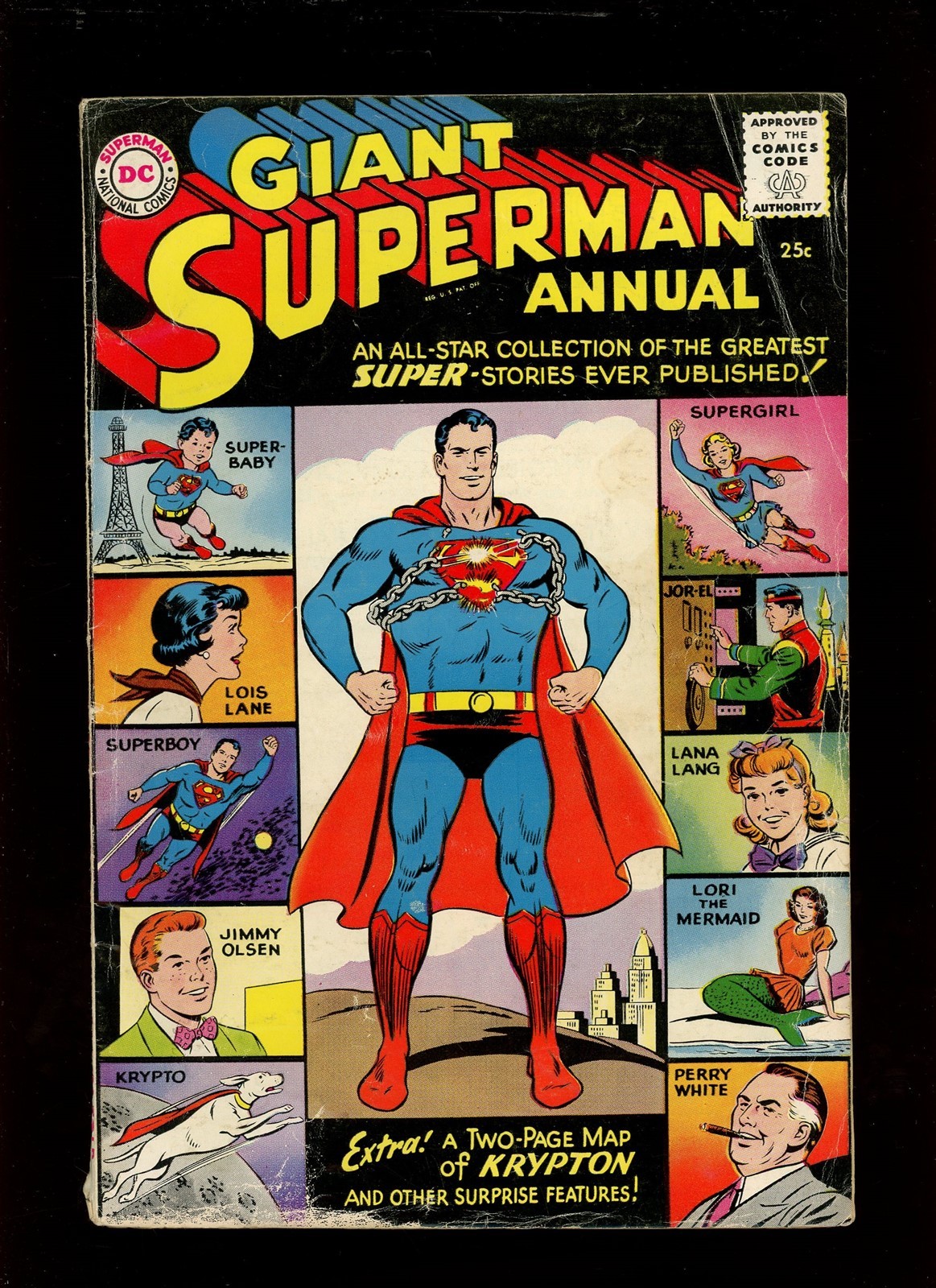Superman Annual #1 1960 GD+ 2.5 High Definition Scans**