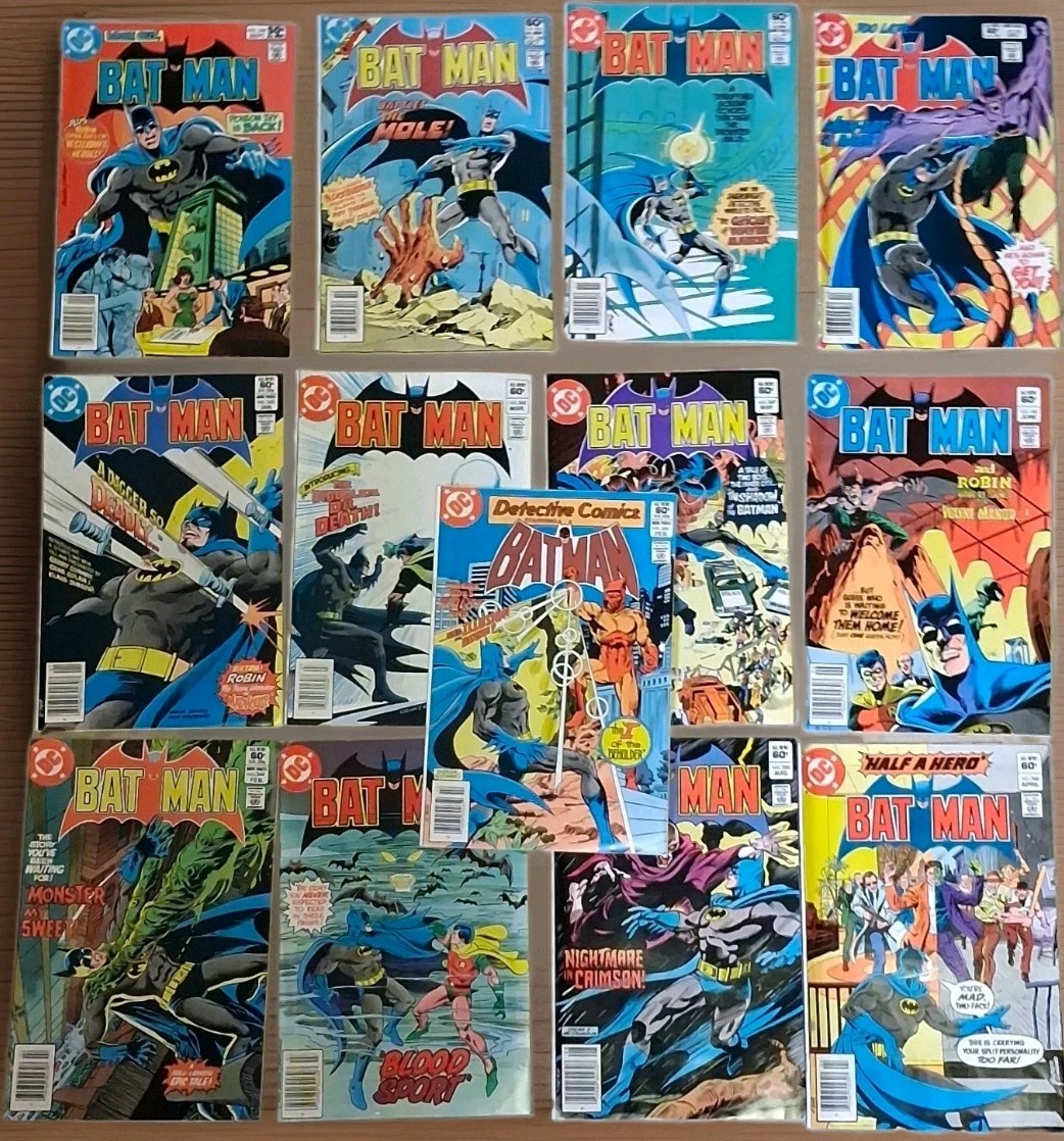Batman DC Comics 1981 Bronze Age Lot Of 13 #339-350, #511 VG