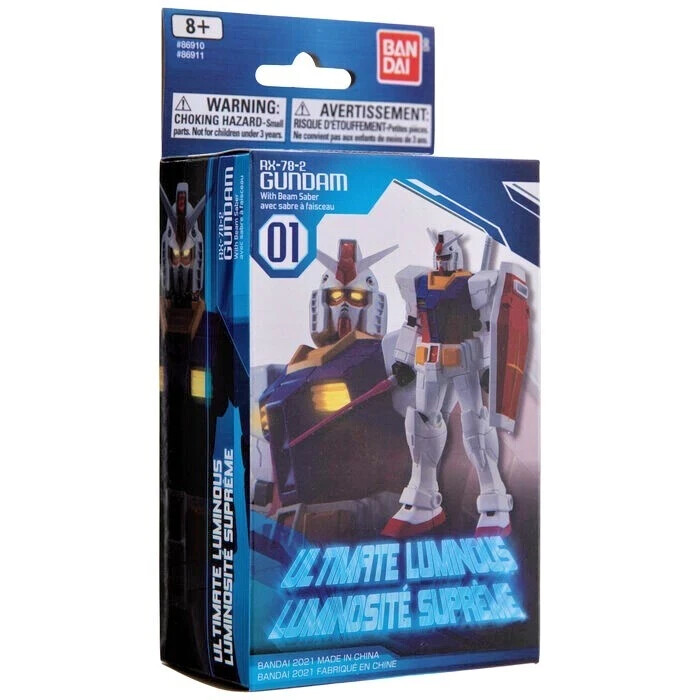 Bandai Gundam Ultimate Luminous - RX-78-2 Gundam with Beam Sabre Light-Up 4-1/2 Bandai Gundam Ultimate Luminous - RX-78-2 Gundam with Beam Sabre Light-Up 4-1/2