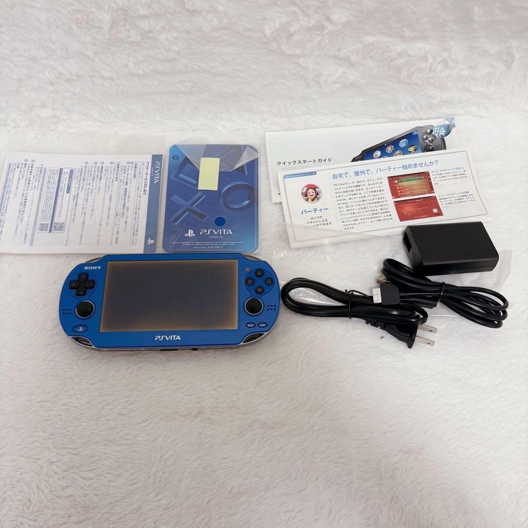Sony PS Vita PCH 1000 ZA04 Sapphire Blue Console