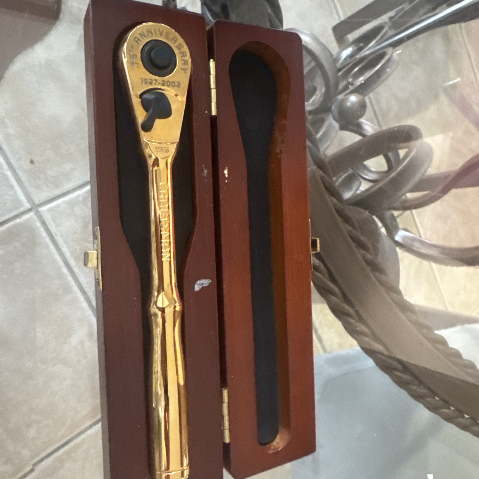 Craftsman 75th Anniversary Limited Edition Gold Plated Ratchet