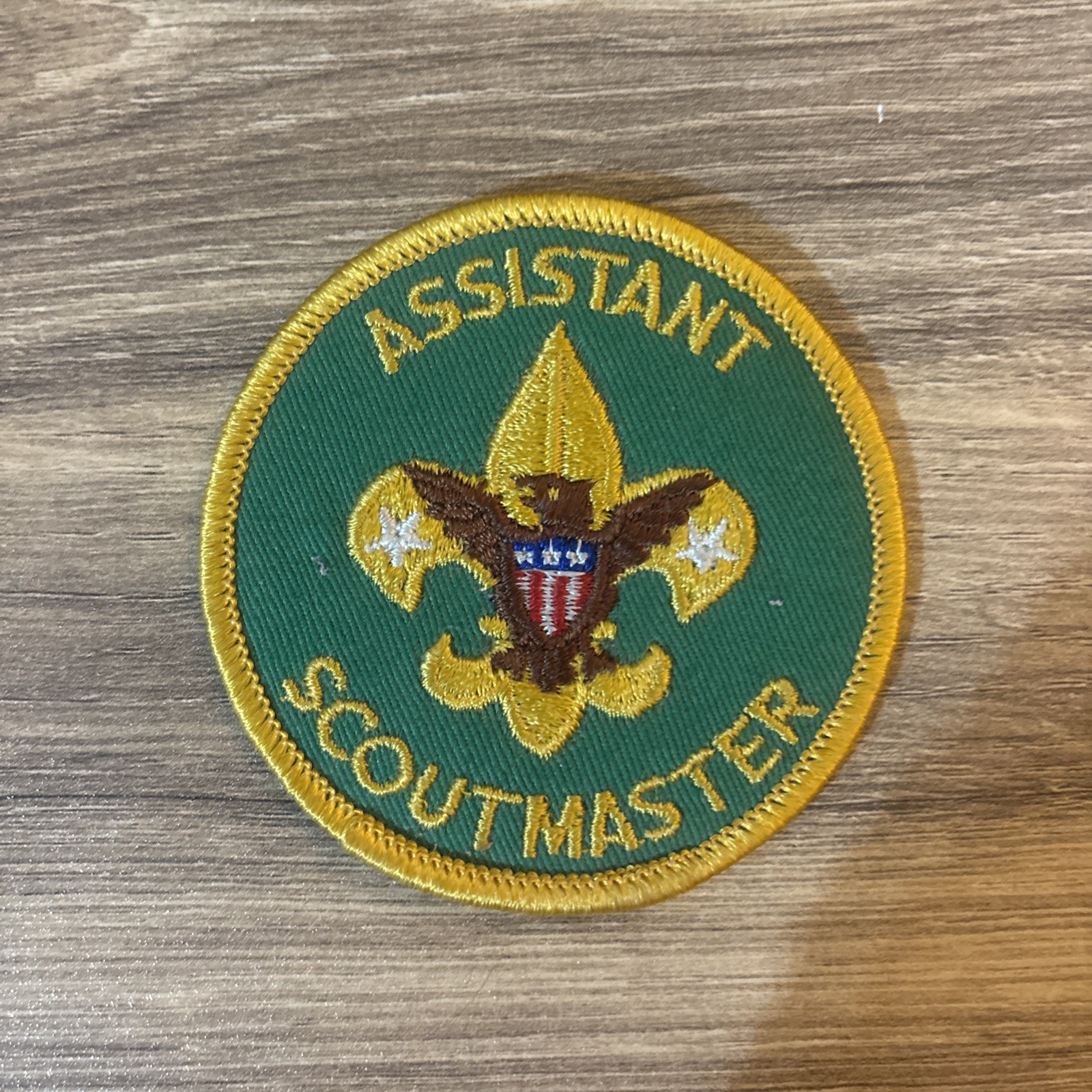 Vintage ASSISTANT SCOUTMASTER Boy Scout Position Badge PATCH BSA Leader Uniform