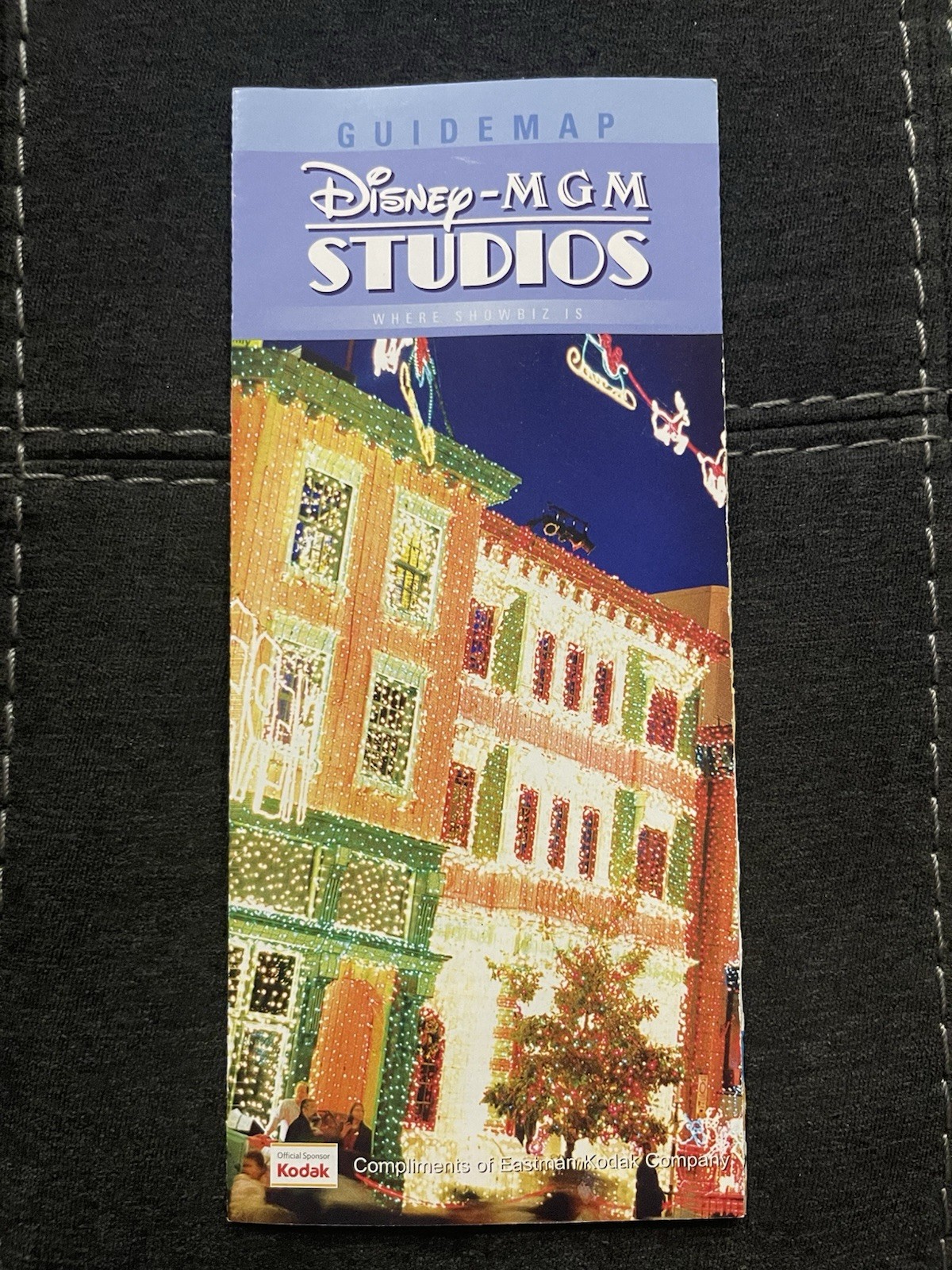 RARE 2007 DISNEY MGM SOUVENIR GUIDE PARK MAP Last Map before Hollywood Studios