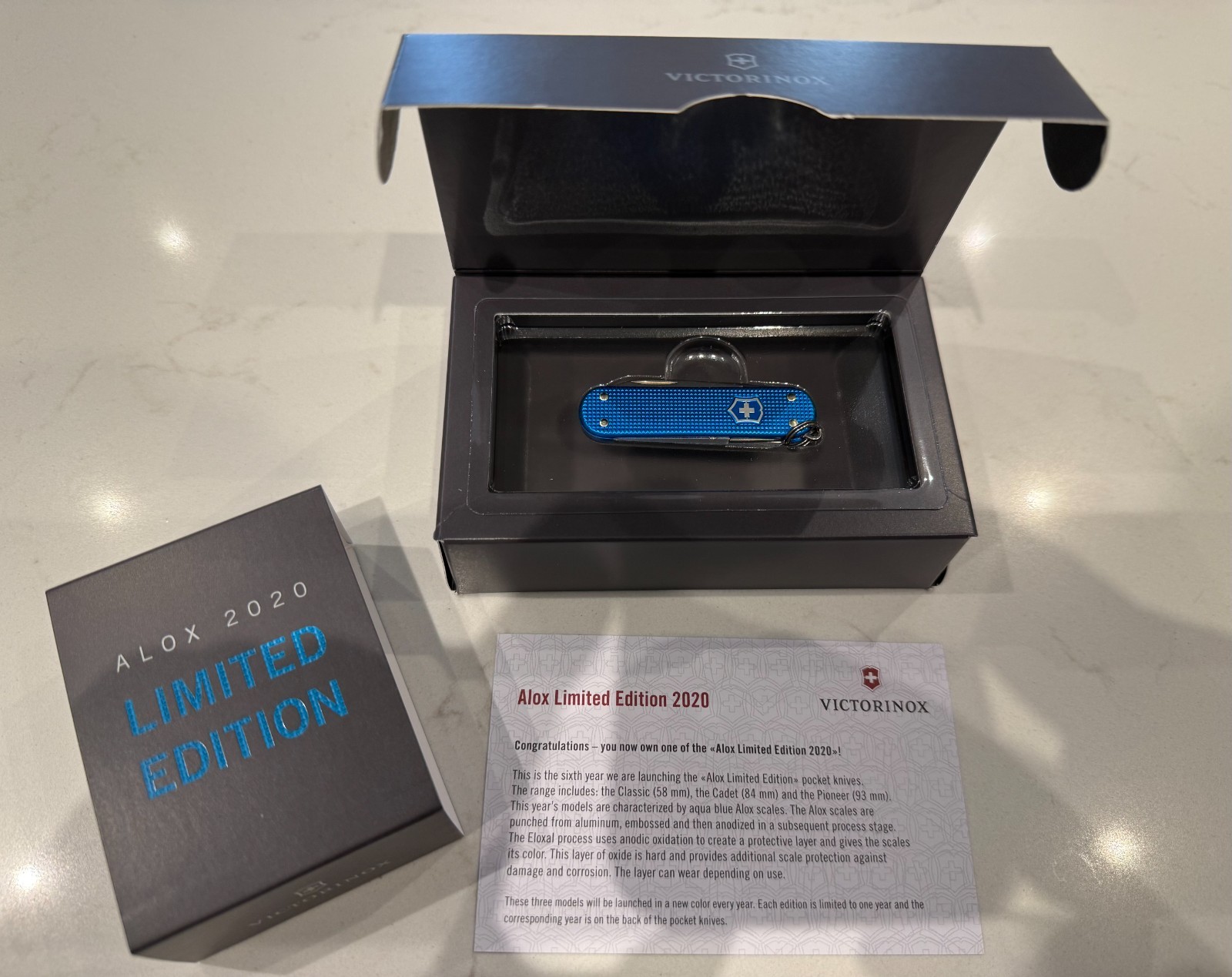Victorinox Classic - Alox Limited Edition 2020 Aqua Blue Victorinox Classic - Alox Limited Edition 2020 Aqua Blue