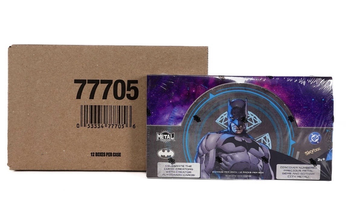 2025 Upper Deck Batman Skybox Metal Universe HOBBY 12-BOX CASE -SEALED FEEE SHIP