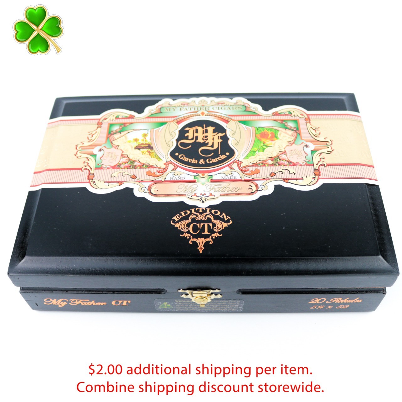 My Father Cigars Robusto CT Empty Wood Cigar Box 9\