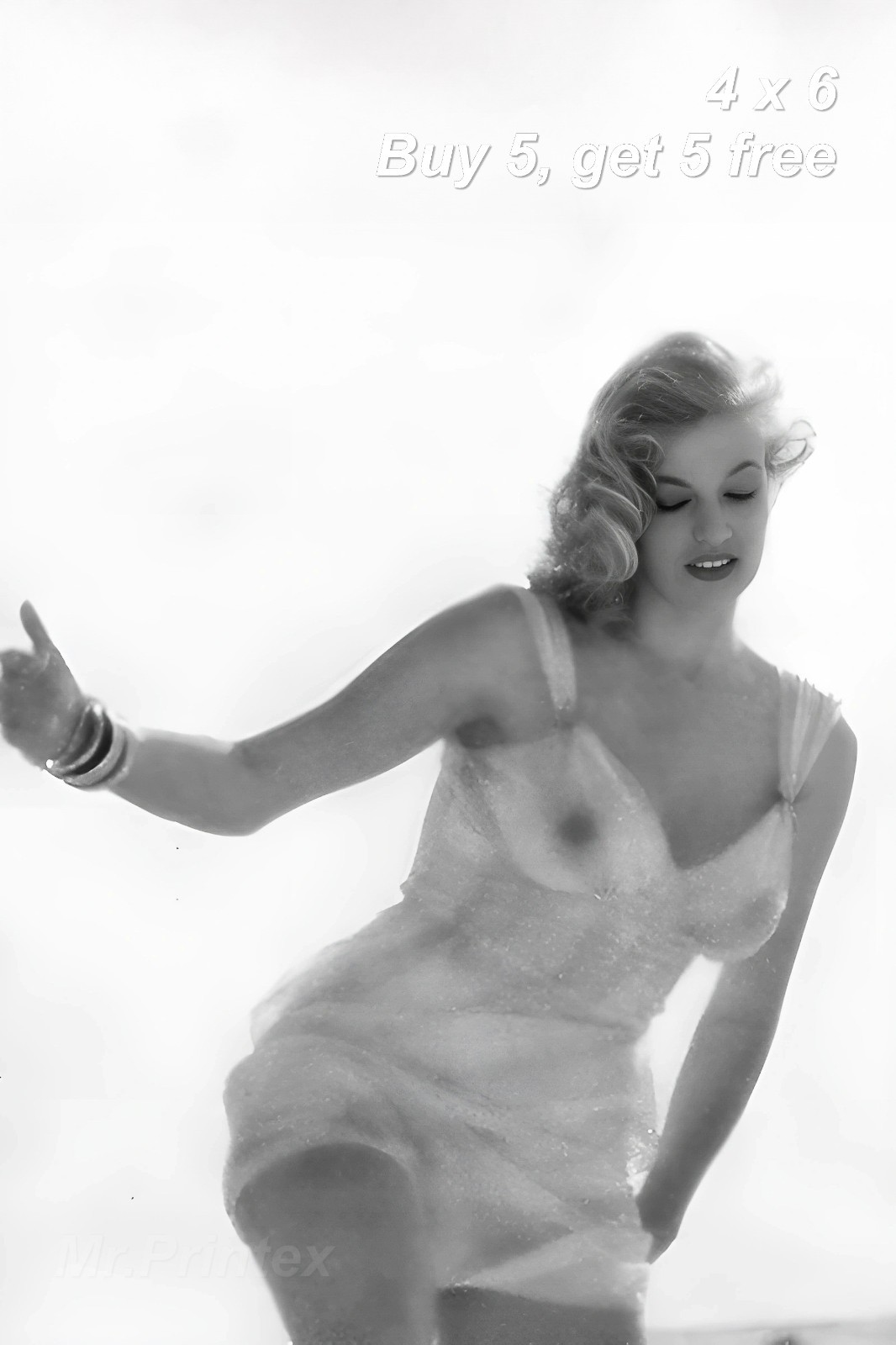 Anita Ekberg 💙 4x6 Photo - 1960s Hollywood Actress - Cinema Portrait