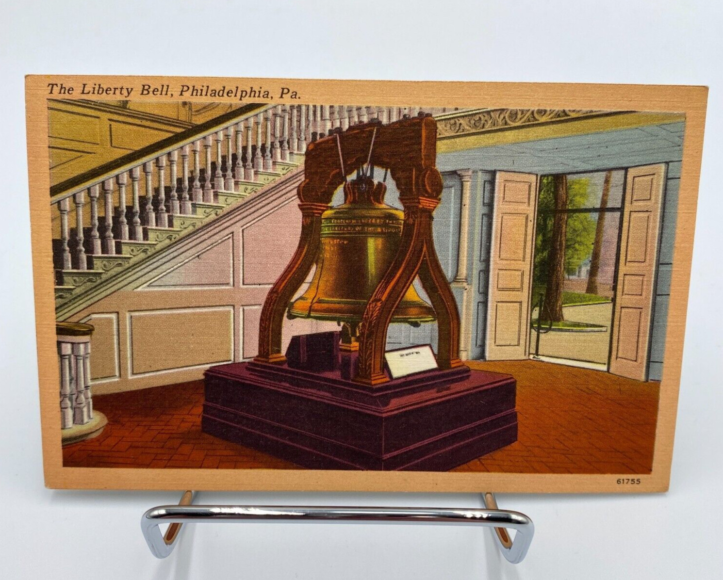 Vtg 1930's - 1940's The Liberty Bell Philadelphia Pennsylvania Postcard Vtg 1930's - 1940's The Liberty Bell Philadelphia Pennsylvania Postcard
