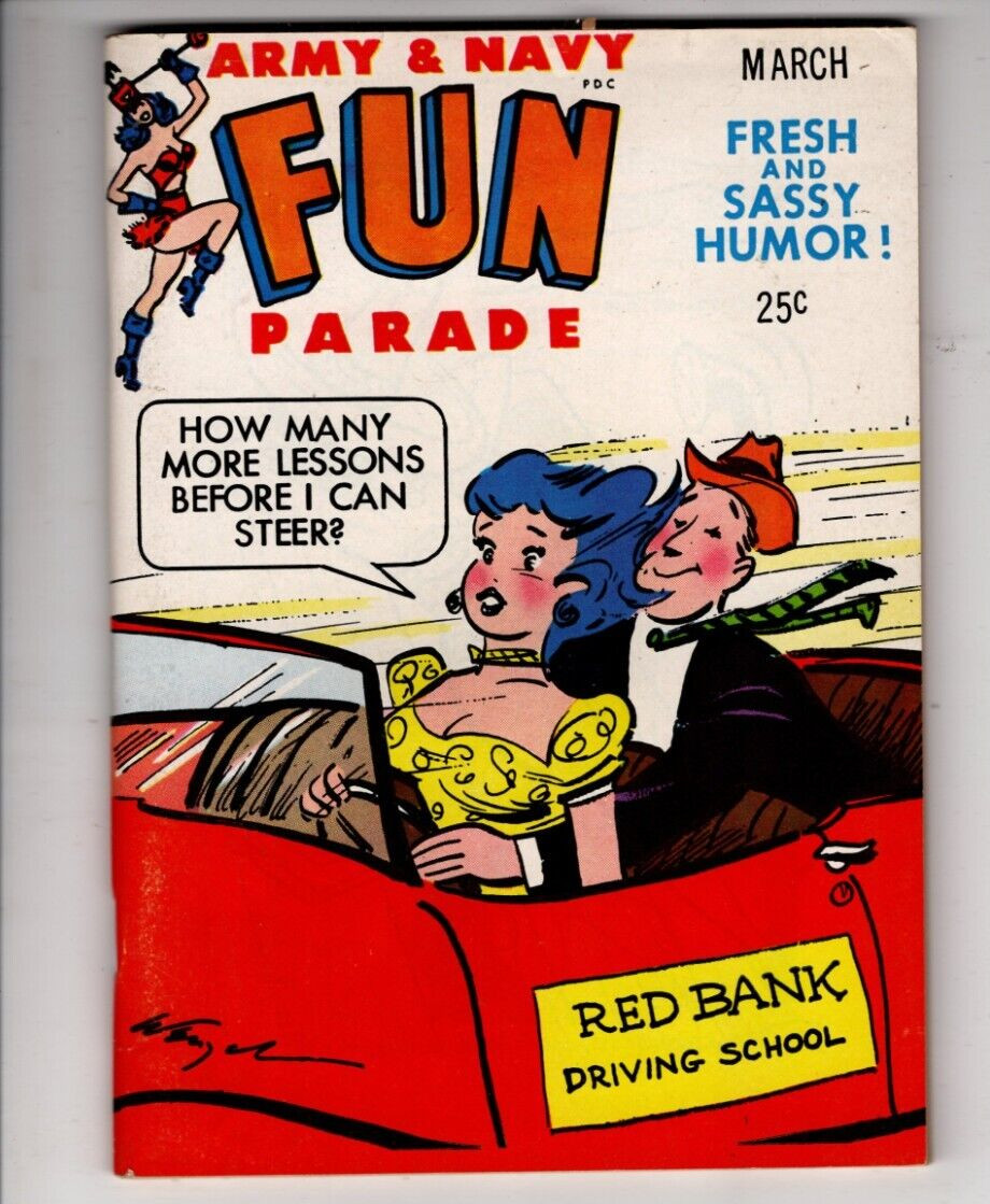 Army & Navy Fun Parade #92, 1959 HARVEY DIGEST COMIC RARE VF or better