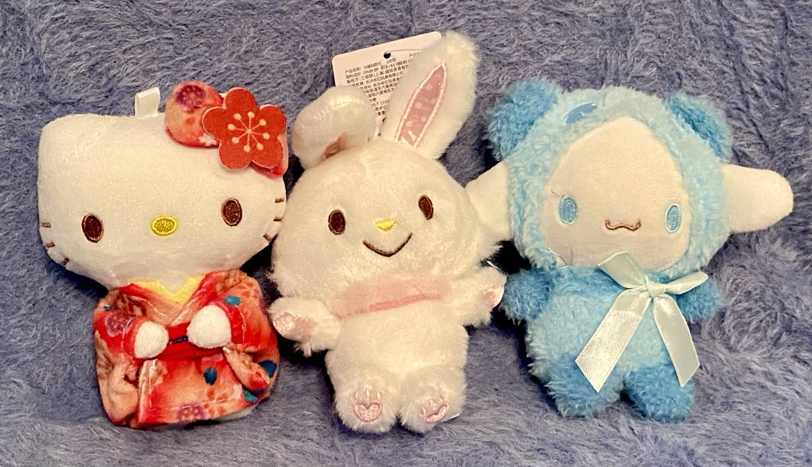 Set of 3 Sanrio Hello Kitty & Friends 5-6” Plush Characters New